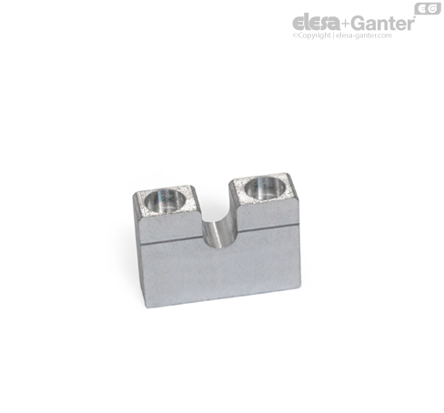 GN 828-UA Bearing Blocks with groove, mounting from above